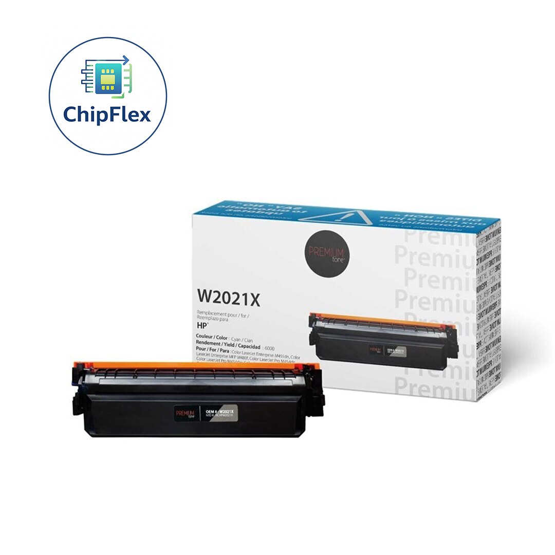 HP W2021X (414X) Compatible Premium Tone YRTS Cyan 6K